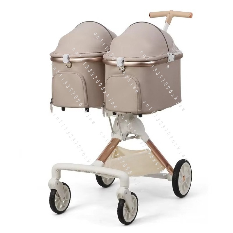 Luxury Bags Cute - Cute Foldable Stroller for 2 Cats
