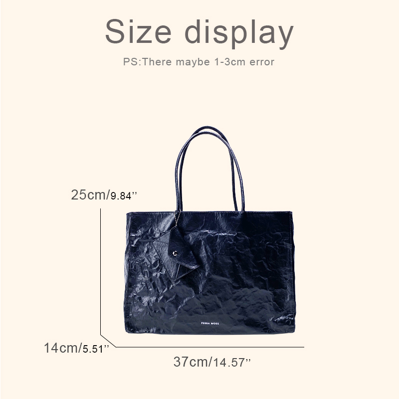 Korean Casual Kraft Paper Tote - đánh giá và giá Luxury Bags Tote