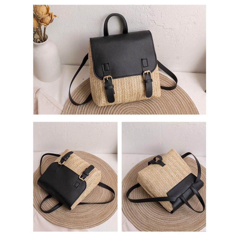 Versatile Bag PU Leather Straw - đánh giá và giá Luxury Bags Leather