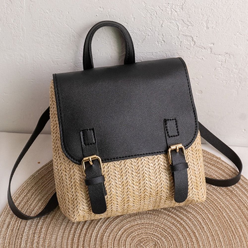 Versatile Bag PU Leather Straw - đánh giá và giá Luxury Bags Leather