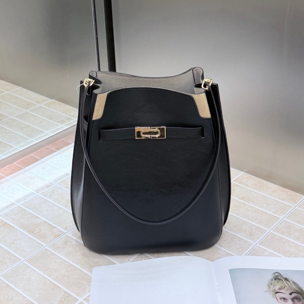 New Bucket Bag Old Money Wind  - đánh giá và giá Luxury Bags Leather