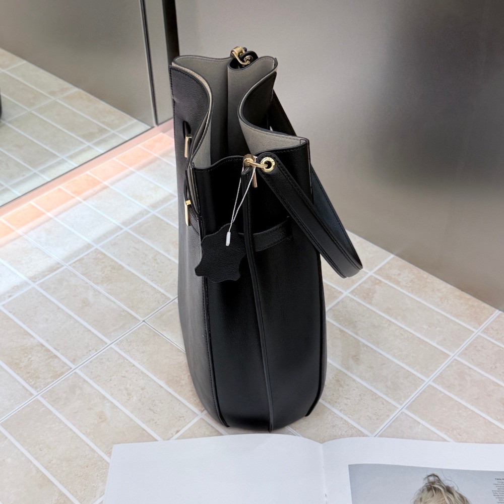 New Bucket Bag Old Money Wind  - đánh giá và giá Luxury Bags Leather