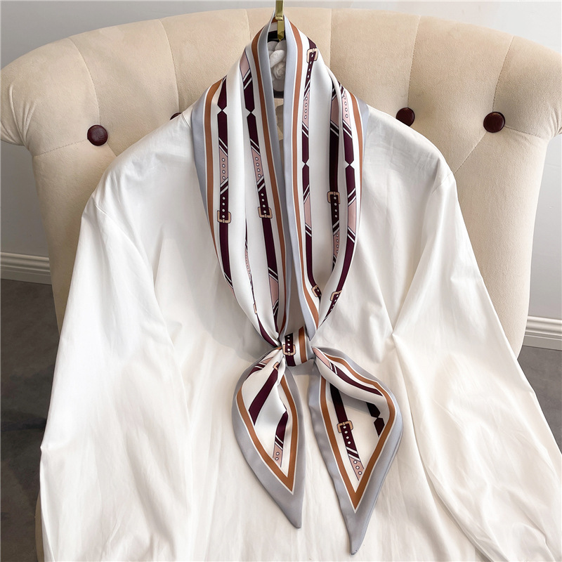 Fashion Print Long Silk Scarf  - đánh giá và giá Luxury Bags China