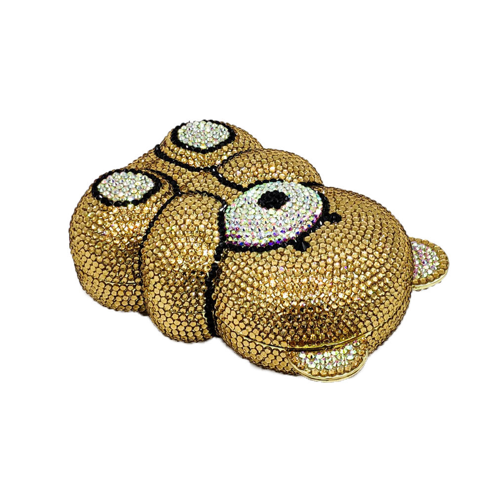 Cute Bear Rhinestone Evening B - đánh giá và giá Luxury Bags Cute