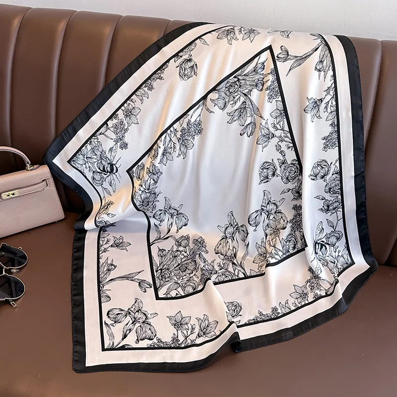 70*70cm Luxury Floral Print Si - đánh giá và giá Luxury Bags China