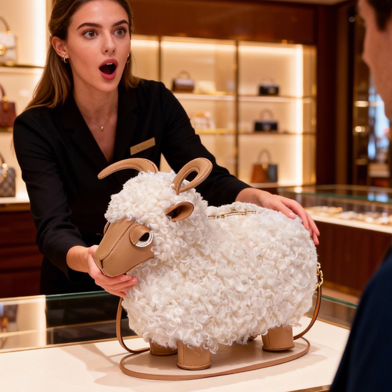 New Fashion Design Cute Sheep  - đánh giá và giá Luxury Bags Cute