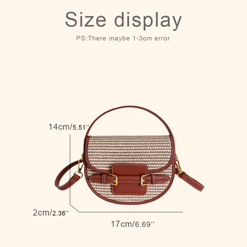 England Style Mini Straw Saddl - đánh giá và giá Luxury Bags Leather